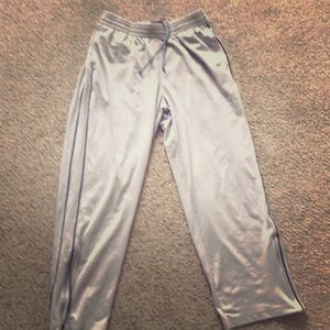 Grey Reebok sweat pants large